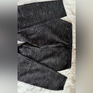 Leggings size 4 black and white